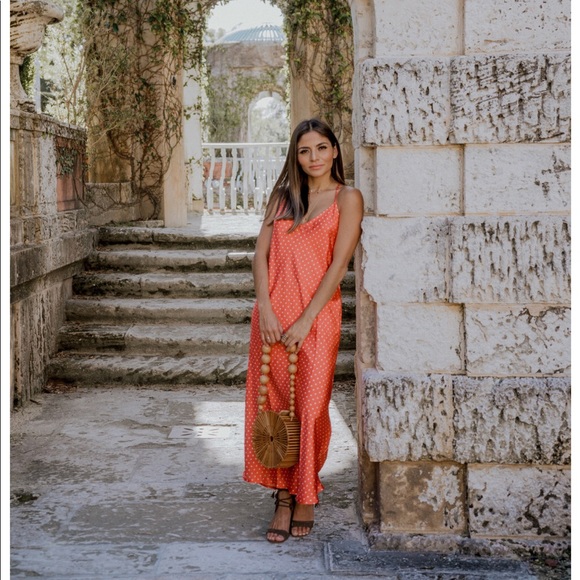 Sincerely Jules Slip Dress in Poppy - Picture 2 of 7